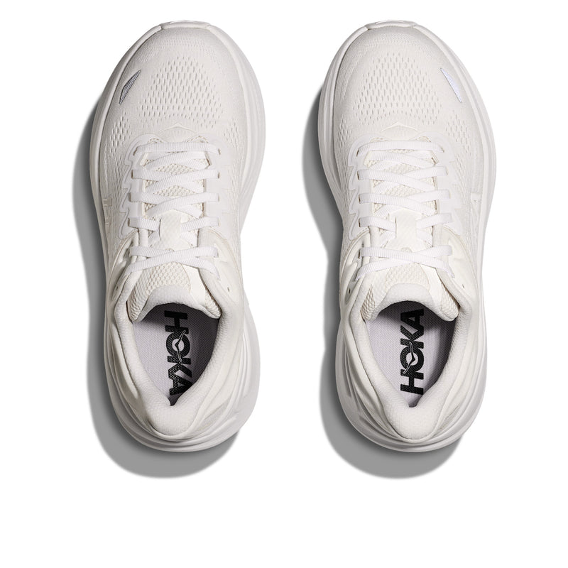 Hoka Bondi 9 All White Men's Running Shoes 1162011-WWH