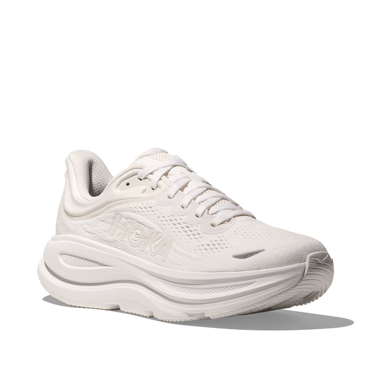Hoka Bondi 9 All White Men's Running Shoes 1162011-WWH