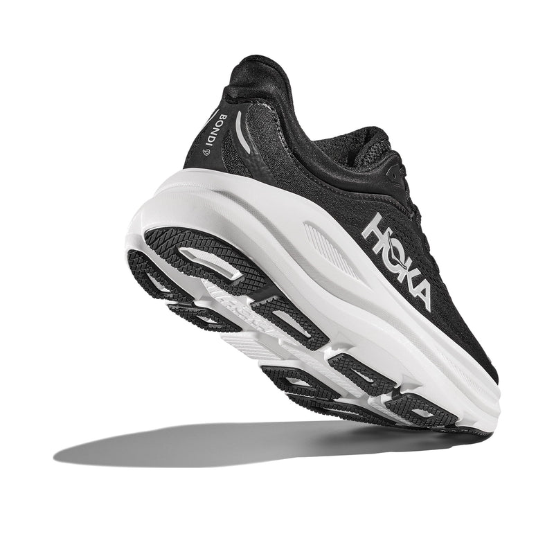 Hoka Bondi 9 Black White Men's Running Shoes 1162011-BWHT