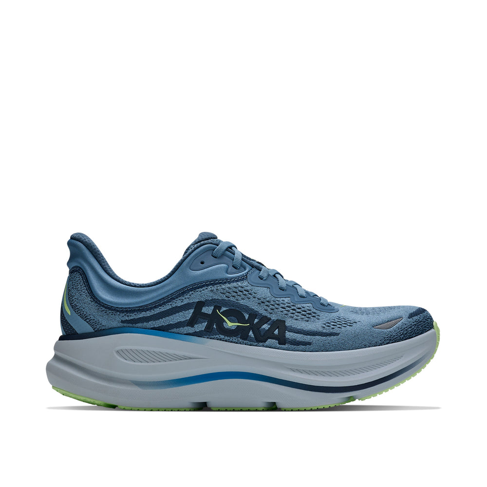Hoka Bondi 9 Downpour Thunder Cloud Men's Running Shoes 1162011-DHN