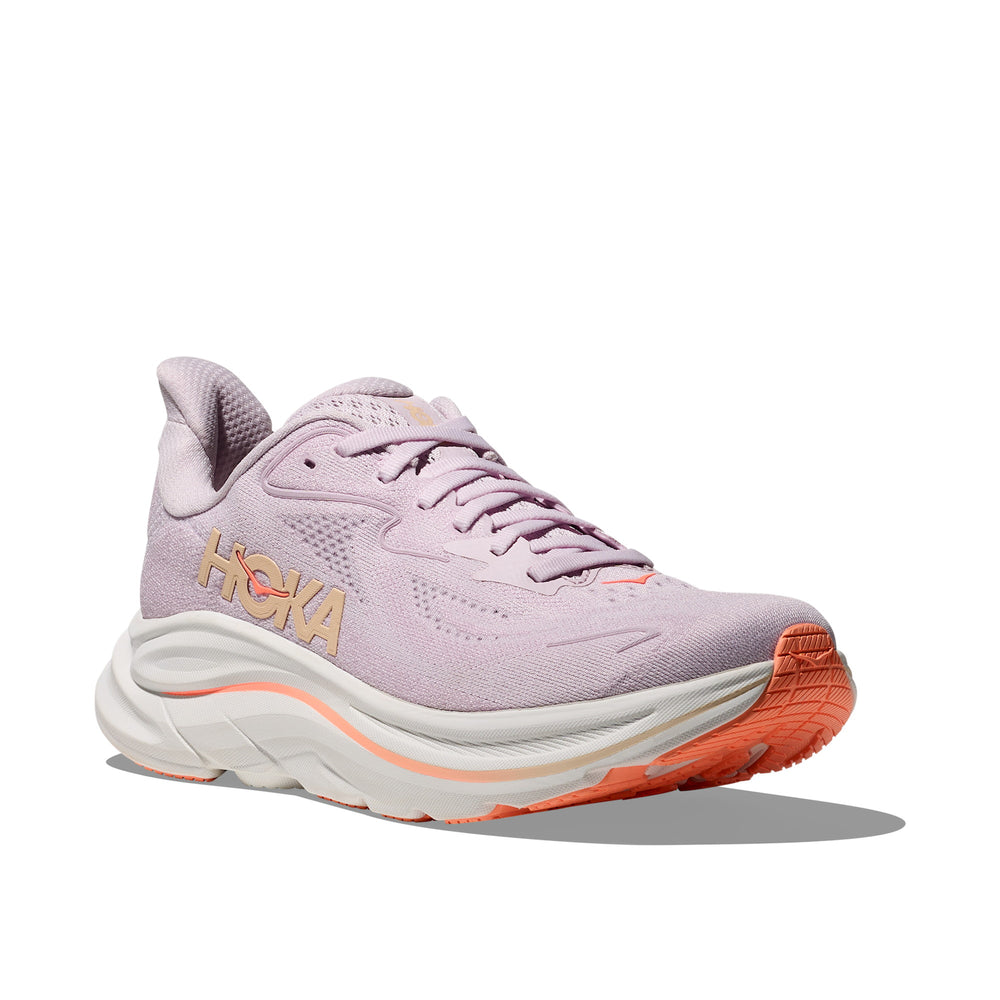 Hoka Clifton 10 Lilac Cream Tangerine Glow Women's Running Shoes 1162031-LRMT