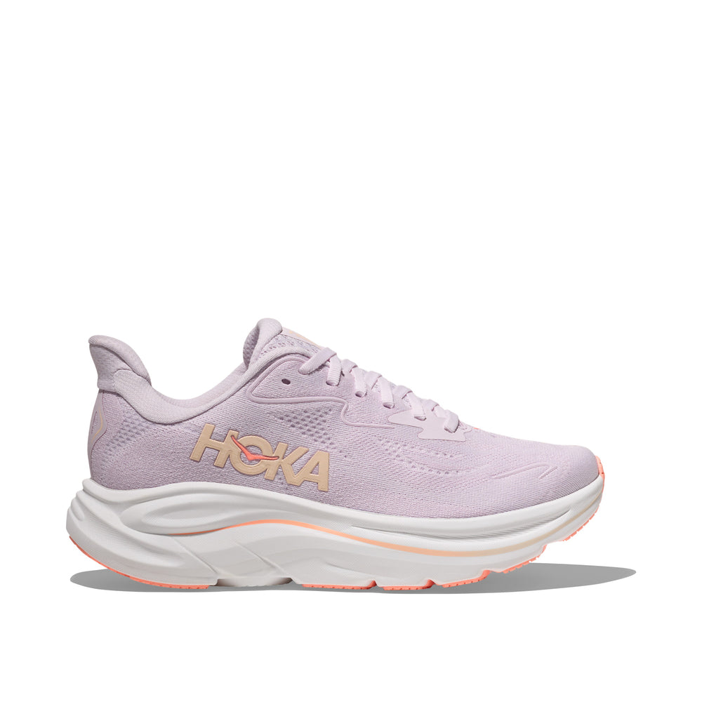 Hoka Clifton 10 Lilac Cream Tangerine Glow Wide Women's 1162050-LRMT