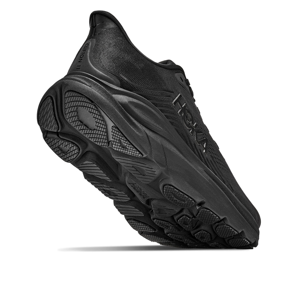 Hoka Clifton 11 Black Black Men's Running Shoes 1176572-BBLC
