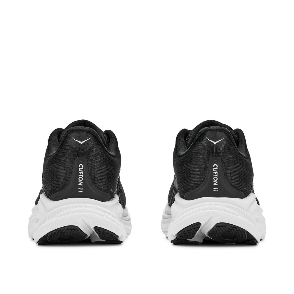 Hoka Clifton 11 Black White Men's Running Shoes 1176572-BWHT