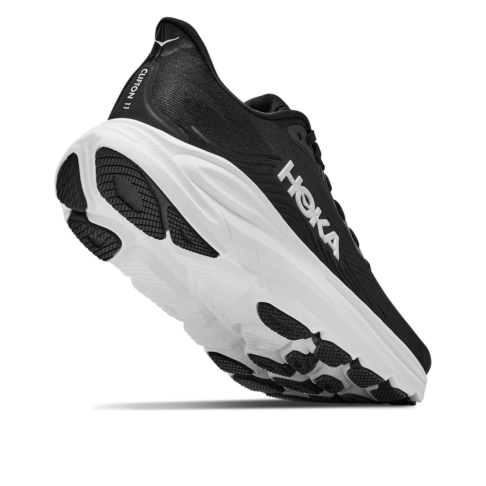 Hoka Clifton 11 Black White Women's Running Shoes 1176573-BWHT