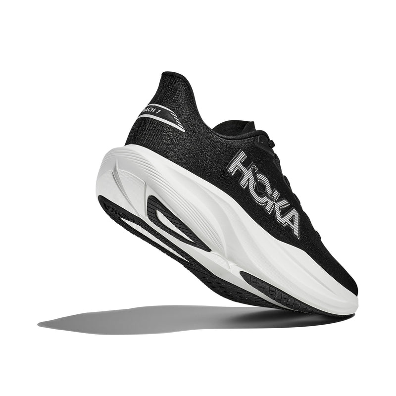 Hoka Mach 7 Black White Men's Running Shoes 1171904-BWHT
