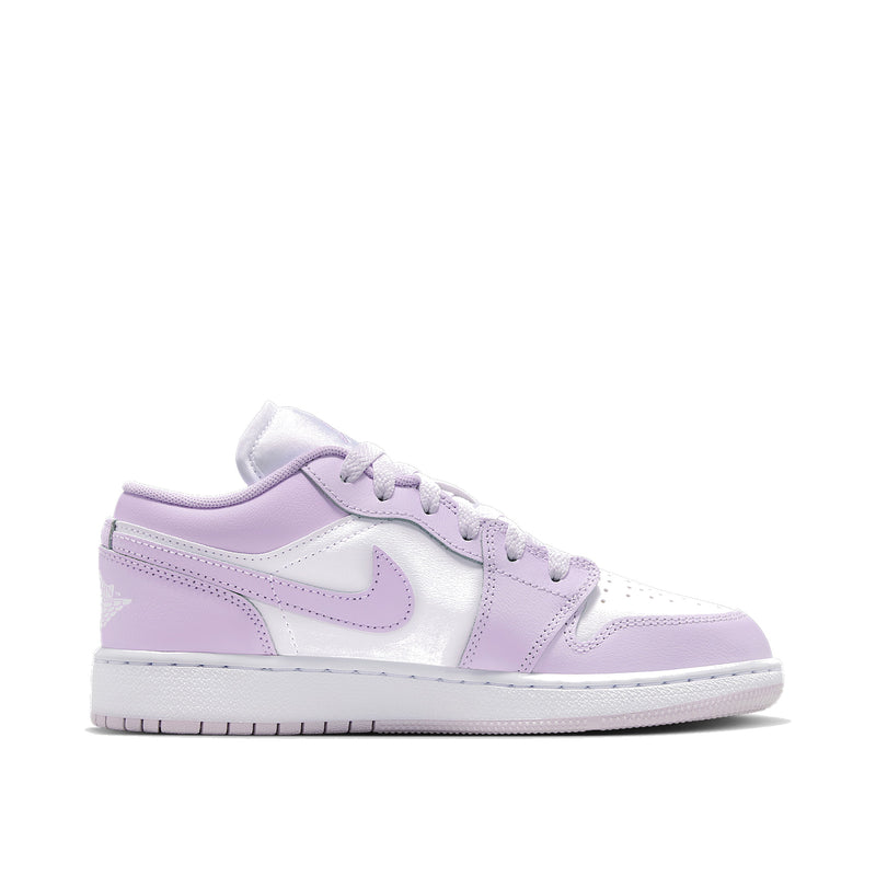 Jordan 1 Low Barely Grape Violet Mist Big Kids' GS Sneakers 553560-502