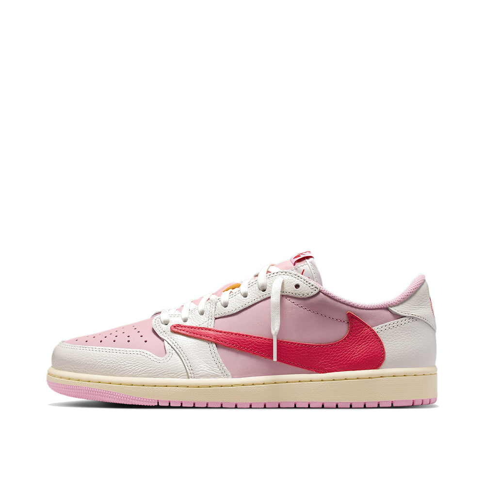 Jordan 1 Retro Low OG SP Travis Scott Sail Tropical Pink Men's IQ7604-101