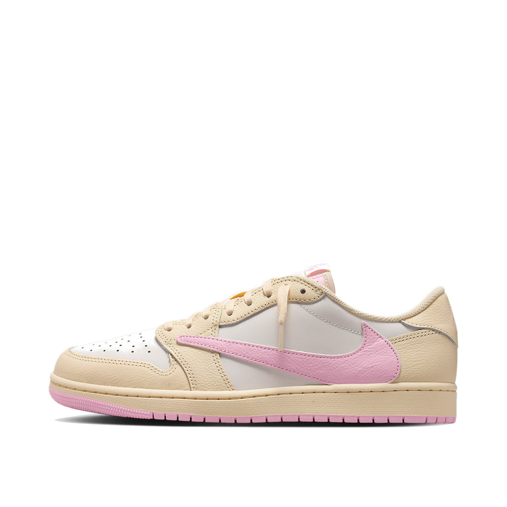 Jordan 1 Retro Low OG SP Travis Scott Shy Pink Men's Sneakers IQ7604-100