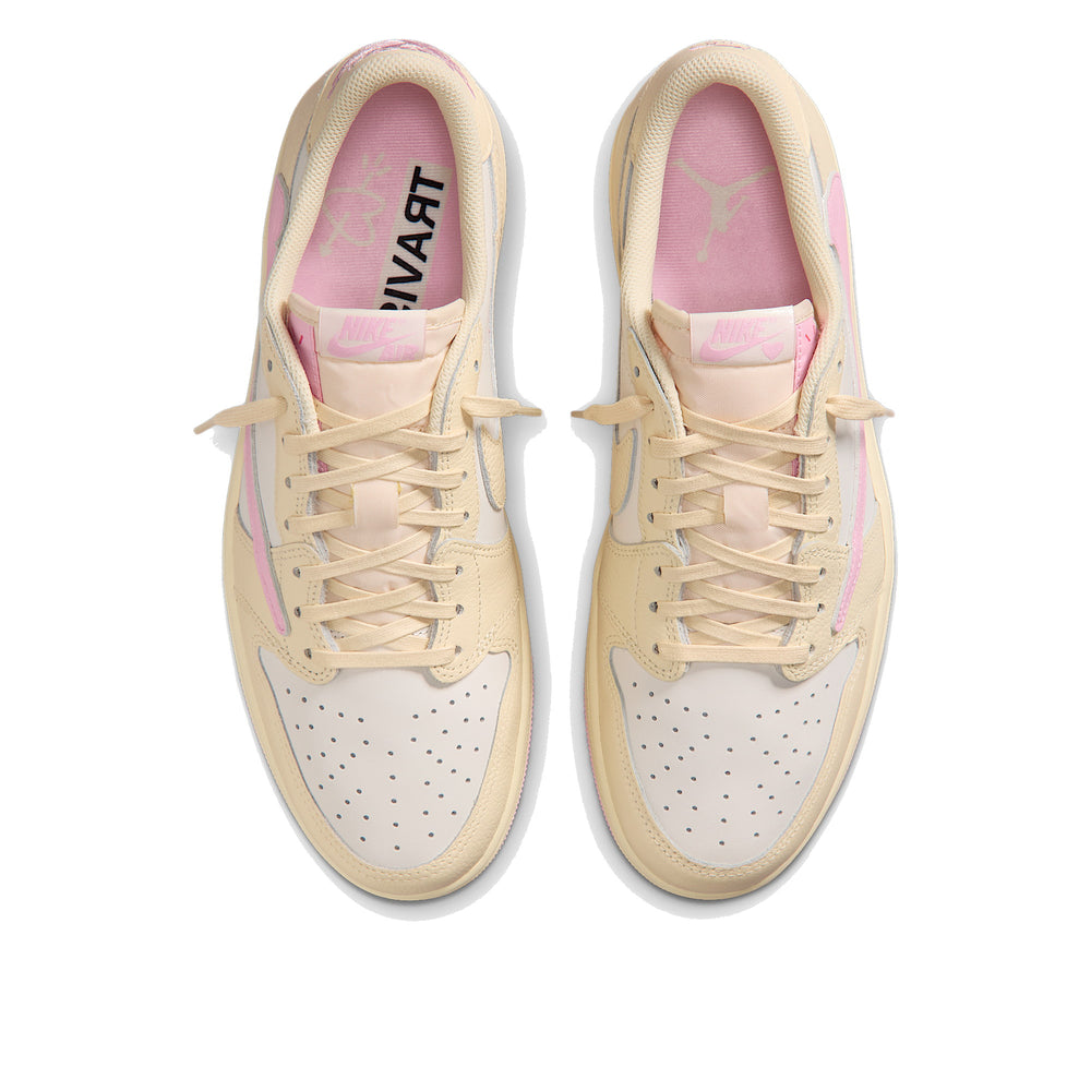 Jordan 1 Retro Low OG SP Travis Scott Shy Pink Men's Sneakers IQ7604-100