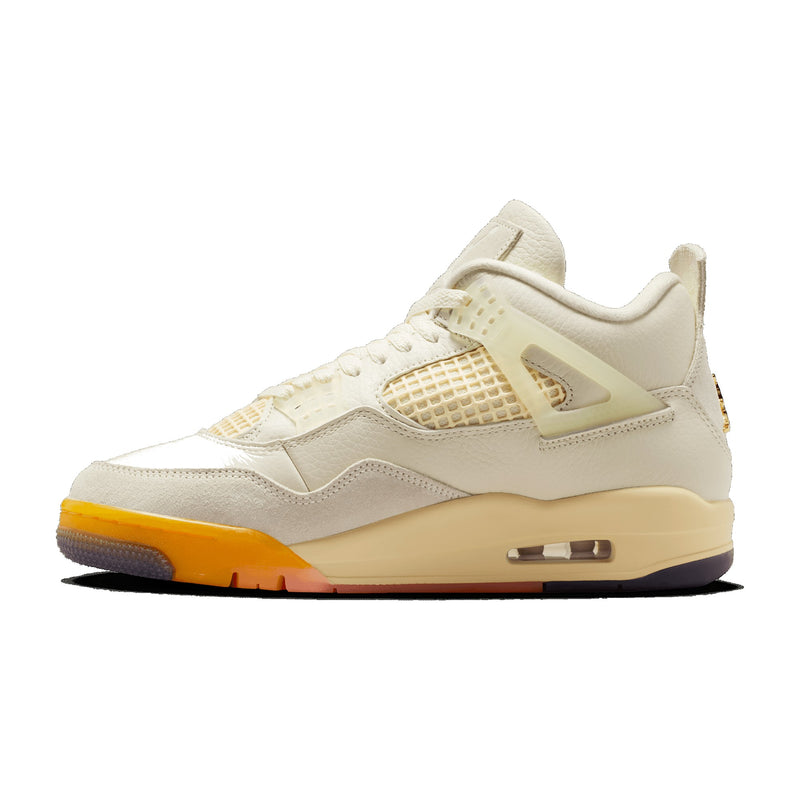 Jordan 4 Retro Coconut Milk/Muslin/Bright Mango Women's Sneakers HV0823-101