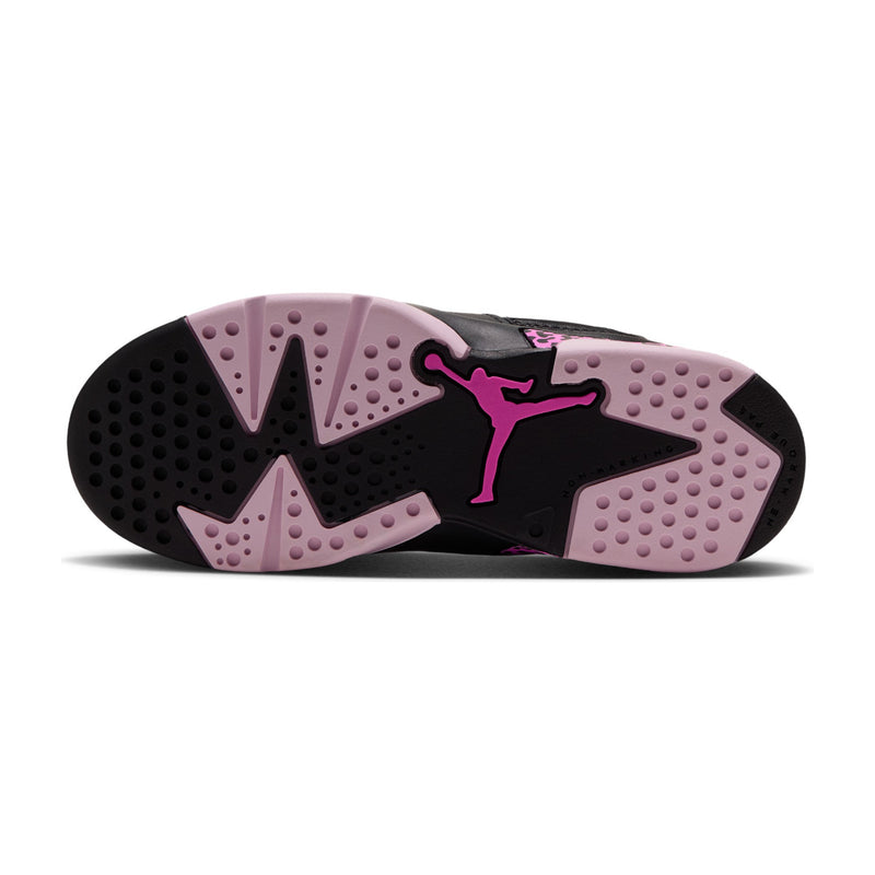 Jordan 6 Retro Low Black/White/Fierce Pink Little Kids' PS Sneakers IQ5506-001