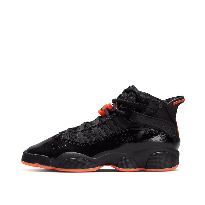 Jordan 6 Rings Black Infrared Big Kids' GS Sneakers 323419-066