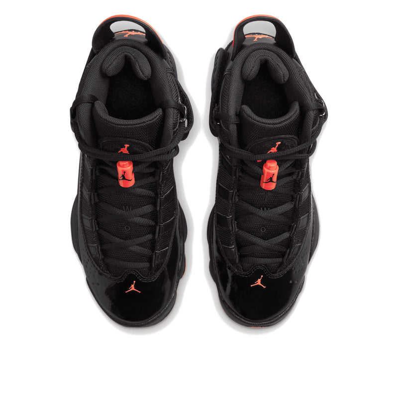 Jordan 6 Rings Black Infrared Big Kids' GS Sneakers 323419-066