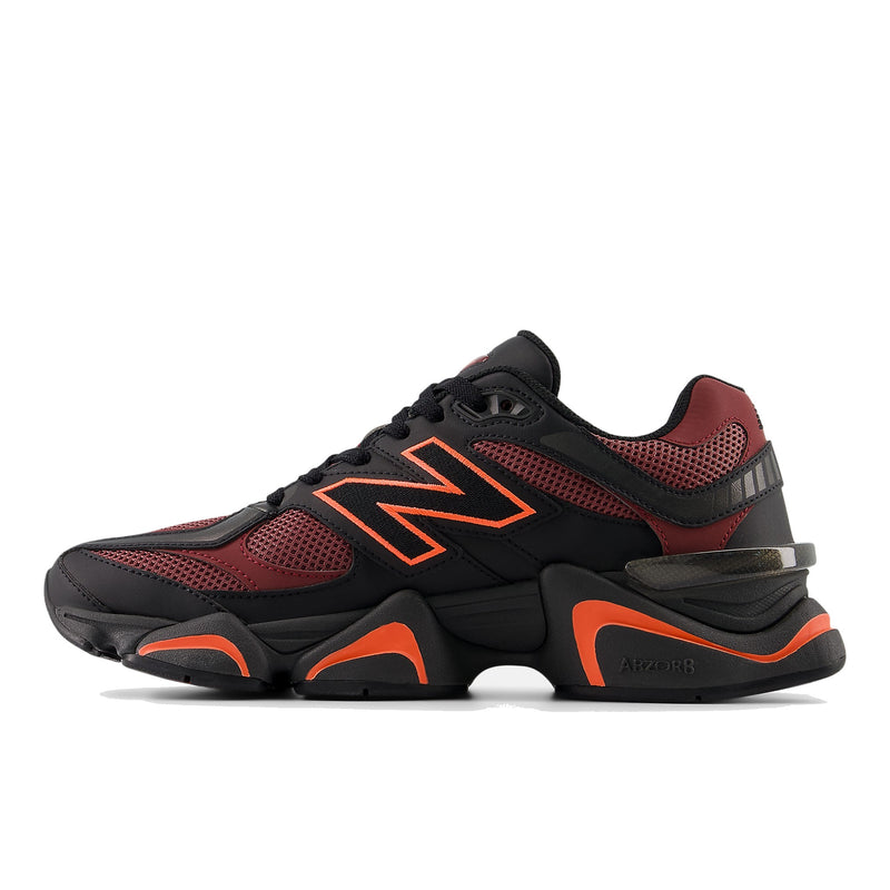 New Balance 9060 Black True Red Men's Sneakers U9060BLA