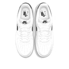 Nike Air Force 1 Low '07 White Black Pebbled Leather CT2302-100 — D