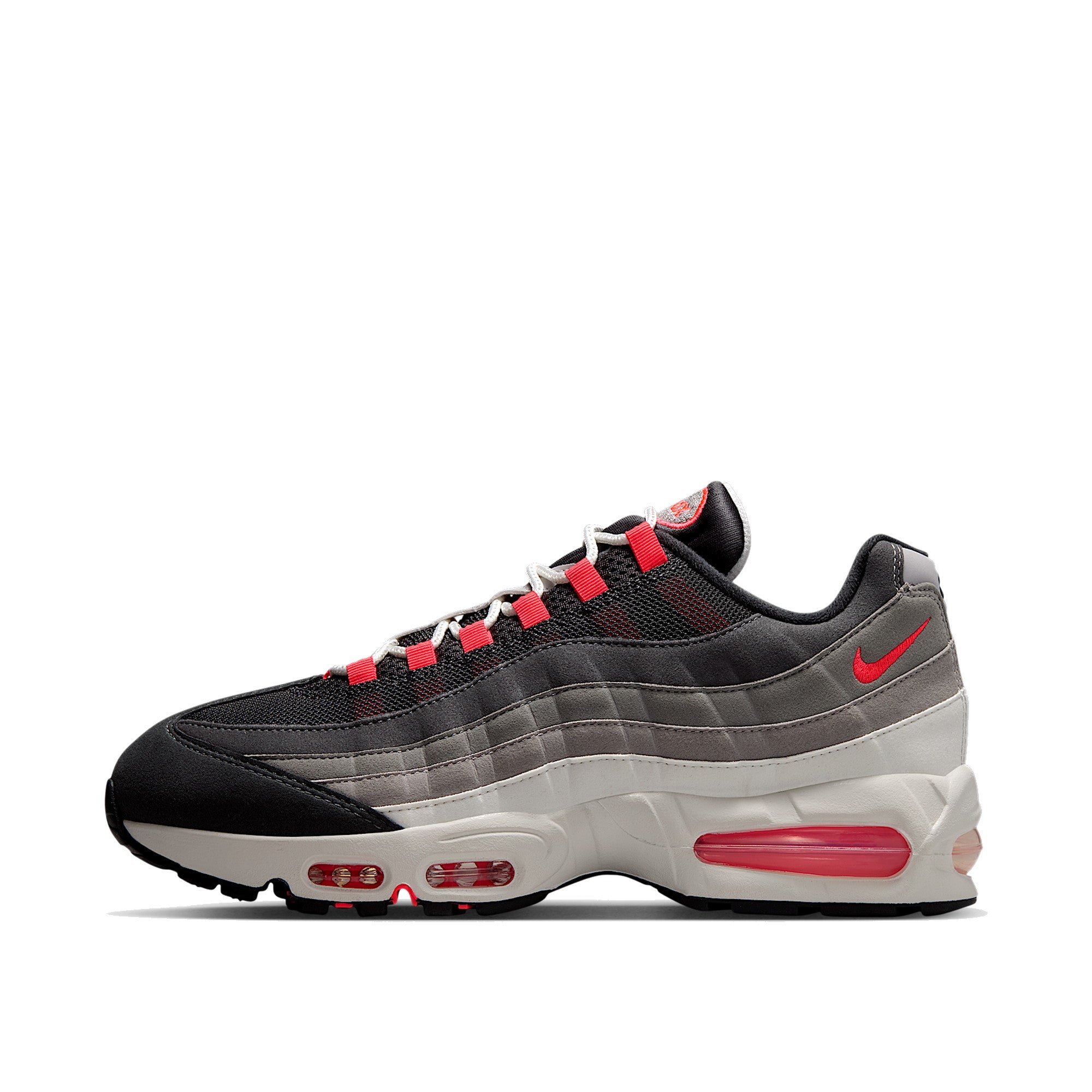 Nike Air Max 95 Big Bubble Premium Men Reverse Solar Red — Nike A left lateral