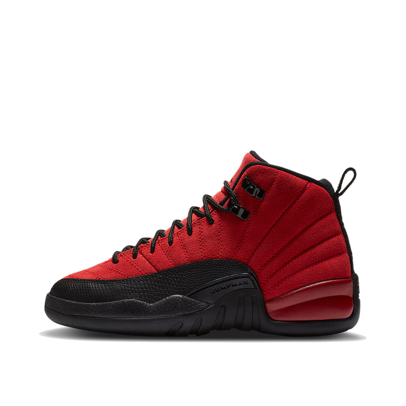 Jordan 12 Retro Reverse Flu Game Big Kids' GS Sneakers 153265-602