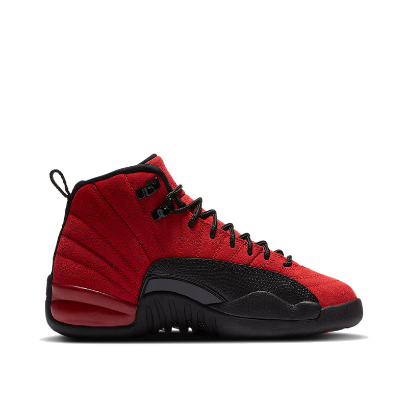 Jordan 12 Retro Reverse Flu Game Big Kids' GS Sneakers 153265-602