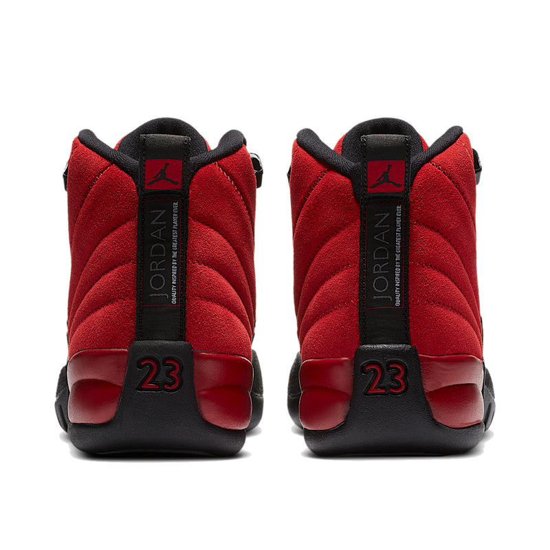 Jordan 12 Retro Reverse Flu Game Big Kids' GS Sneakers 153265-602