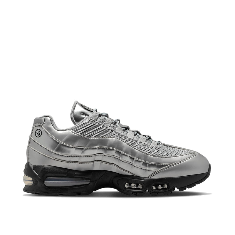 Nike Air Max 95 SE Total 90 Metallic Silver Men's Sneakers IB6830-002
