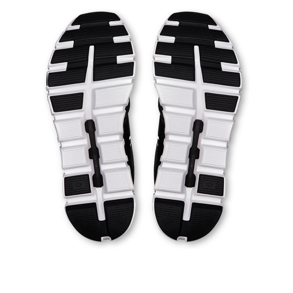 On Cloud 6 Black White Women's Running Shoes 3WF10060299