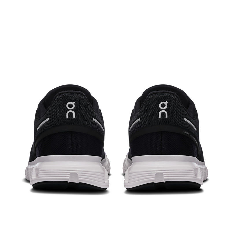 On Cloud 6 Black White Women's Running Shoes 3WF10060299