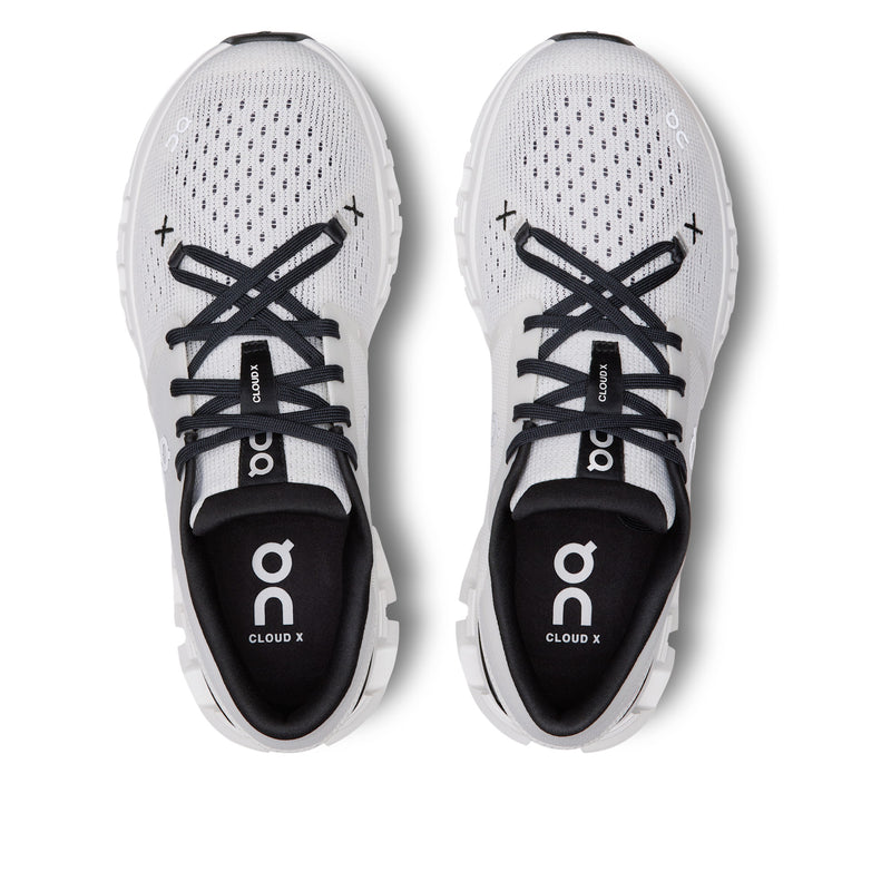 On Cloud X4 Ivory Black Women's Running Shoes 3WE30070791