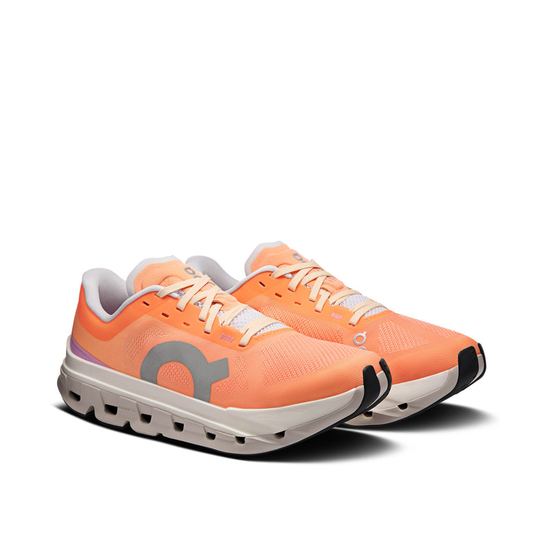 On Cloudflow 5 Tangerine Silver Women's Running Shoes 3WF10093149