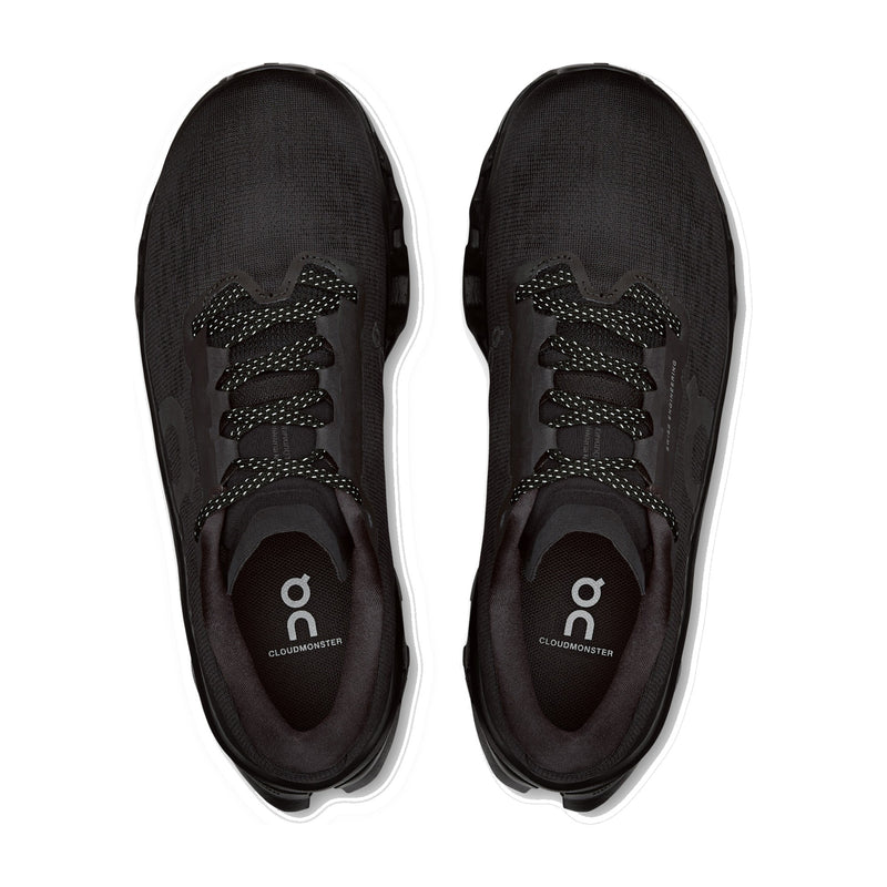 On Cloudmonster 3 Wide Black/Black Women's Running Shoes 3WG10831043