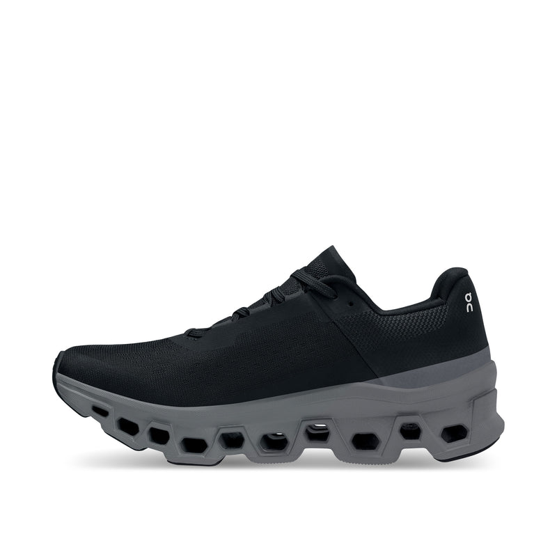 On Cloudmonster Black Magnet Women's Running Shoes 61.99024