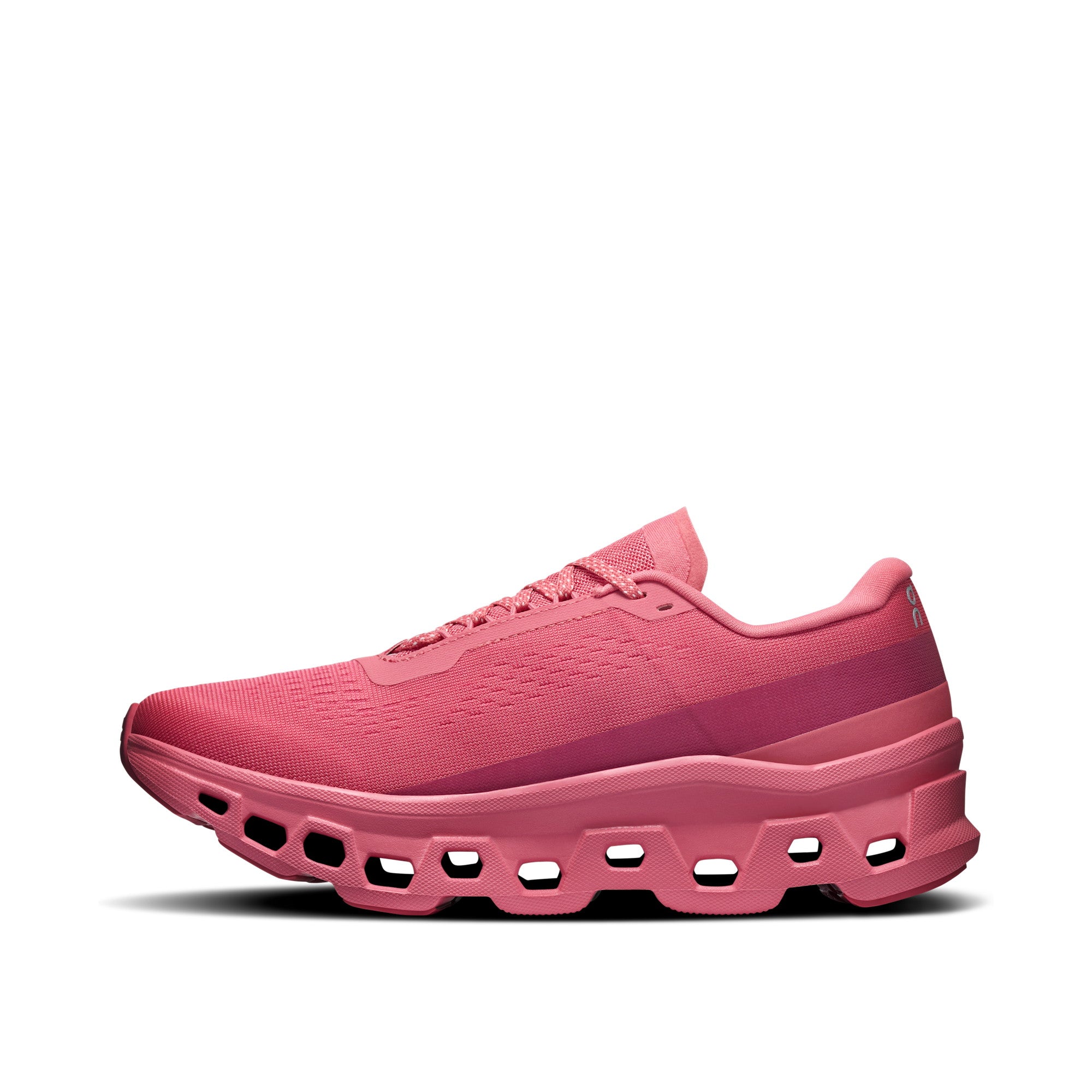 On Running Cloudmonster 1 Women Camellia — official left lateral toe-left