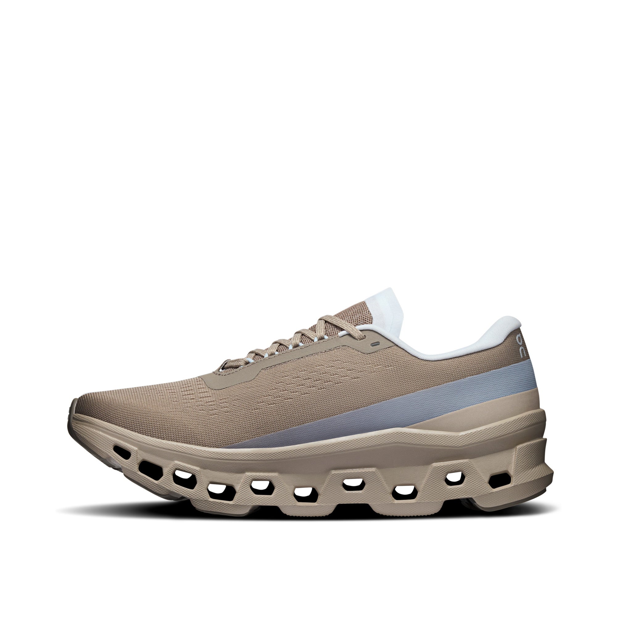 On Running Cloudmonster 1 Women Cinder Iceberg — official left lateral toe-left