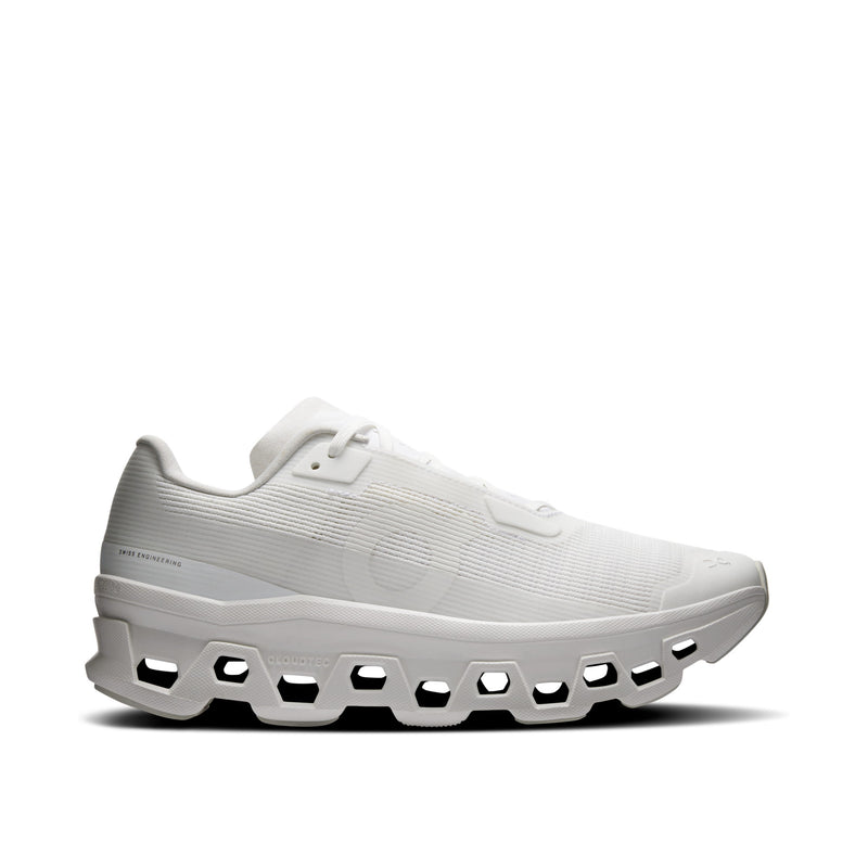 On Cloudmonster Void White Women's Running Shoes 3WG10811200