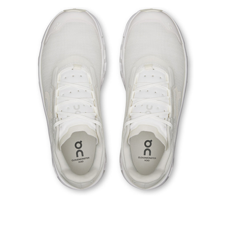 On Cloudmonster Void White Women's Running Shoes 3WG10811200