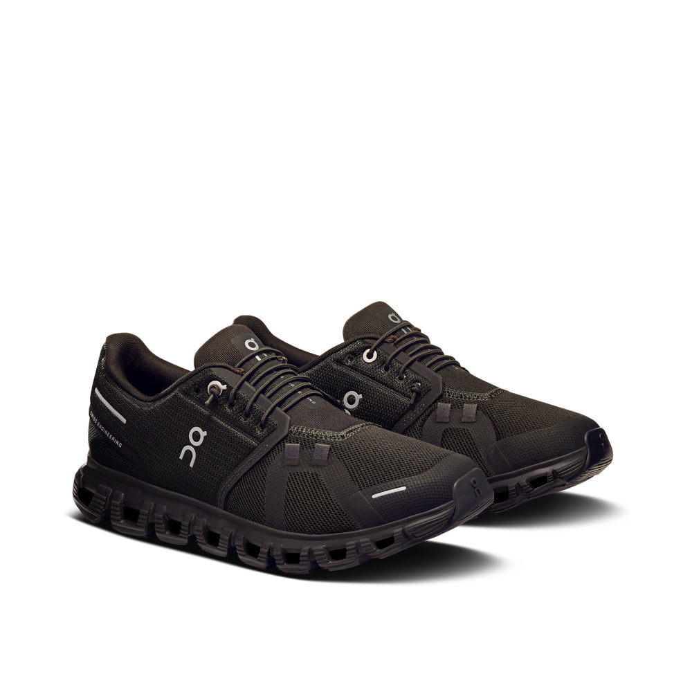 On Cloud 6 Black Wide Women's Running Shoes 3WG10361043