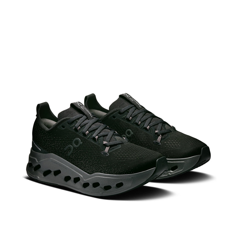 On Cloudsurfer Max Black Eclipse Women's Running Shoes 3WF30220106