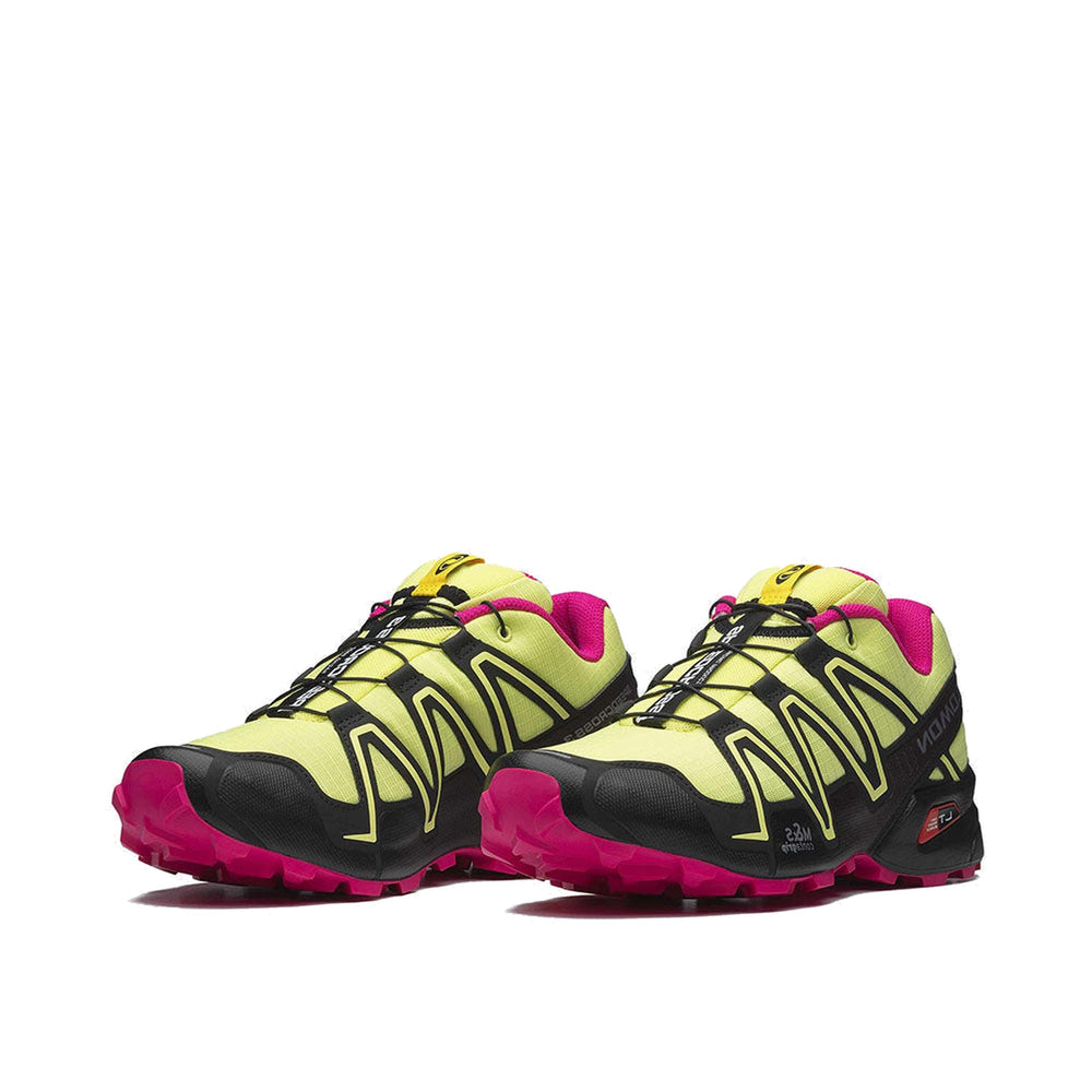 Salomon Men's Speedcross 3 Sun Lime Black Pink Yarrow L49147800