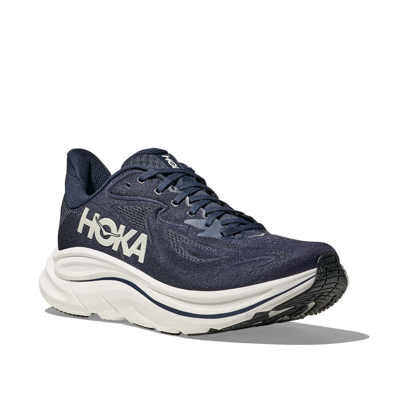Hoka Clifton 10 Navy White 2E Wide Men's Running Shoes 1162032-NWT