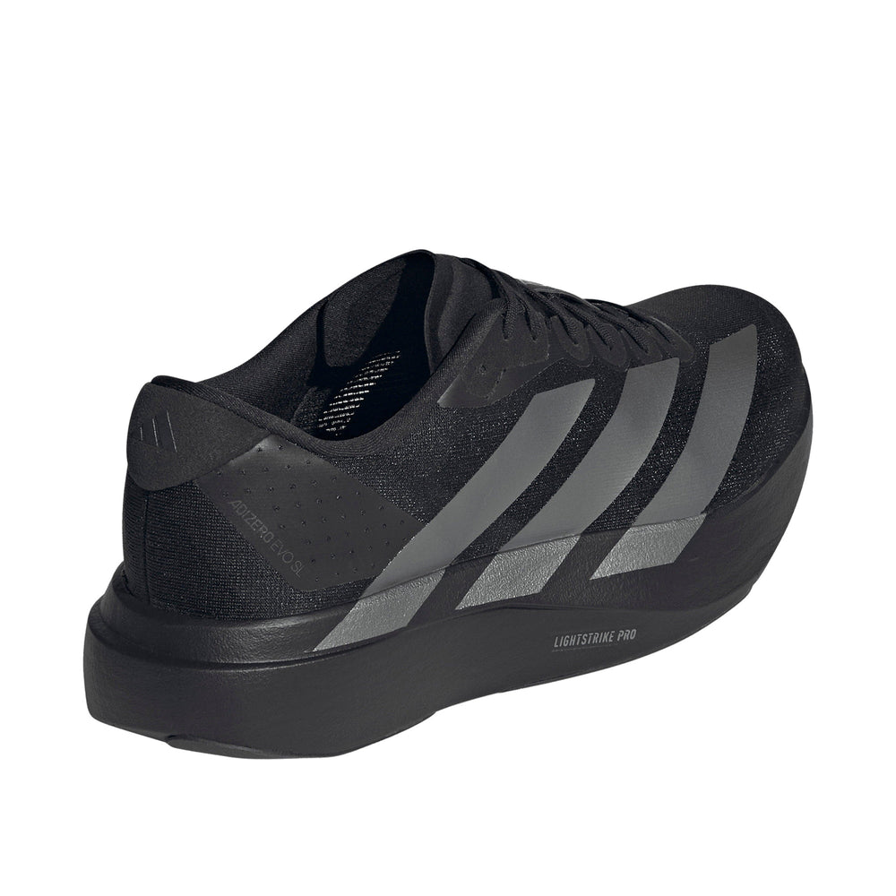 adidas Adizero Evo SL Black Iron Metallic Men's Running Shoes JR4888