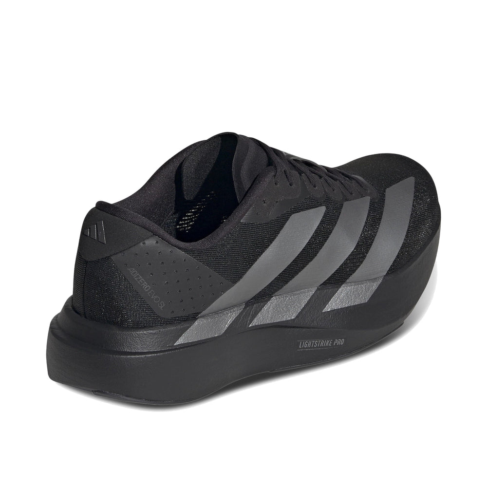 adidas Adizero Evo SL Core Black Iron Metallic Women's Running Shoes JP7147