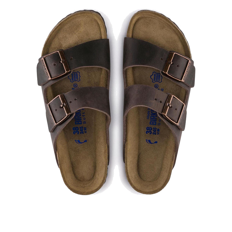 Birkenstock Arizona Soft Footbed Oiled Leather Habana - (& Standard Width) 0452761