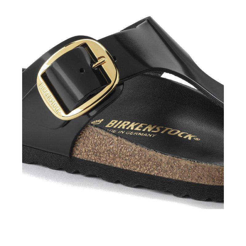 Birkenstock Gizeh Big Buckle High Shine Black - (Unisex & Standard Width) 1021467