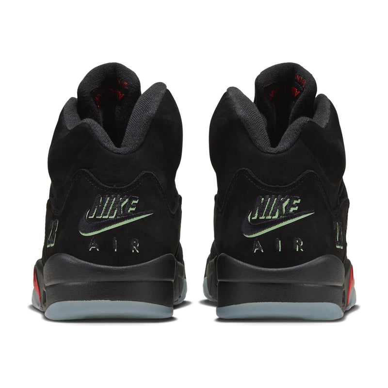 Jordan 5 Retro OG Black/Picante Red/Green Men's Sneakers HQ7978-001