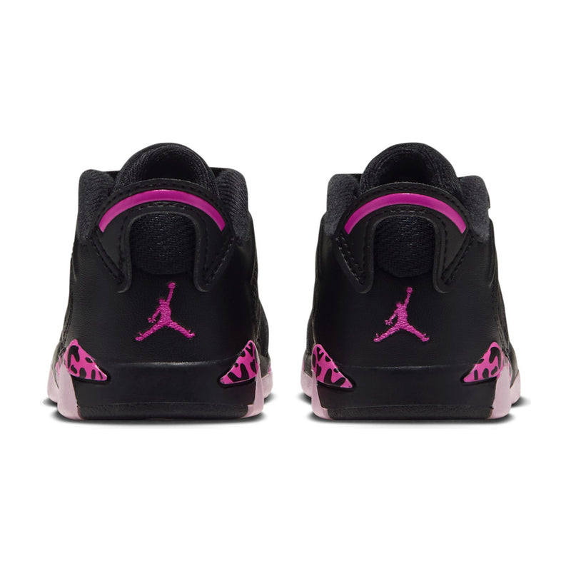 Jordan 6 Retro Low Black/White/Fierce Pink Toddler TD Sneakers IQ5607-001