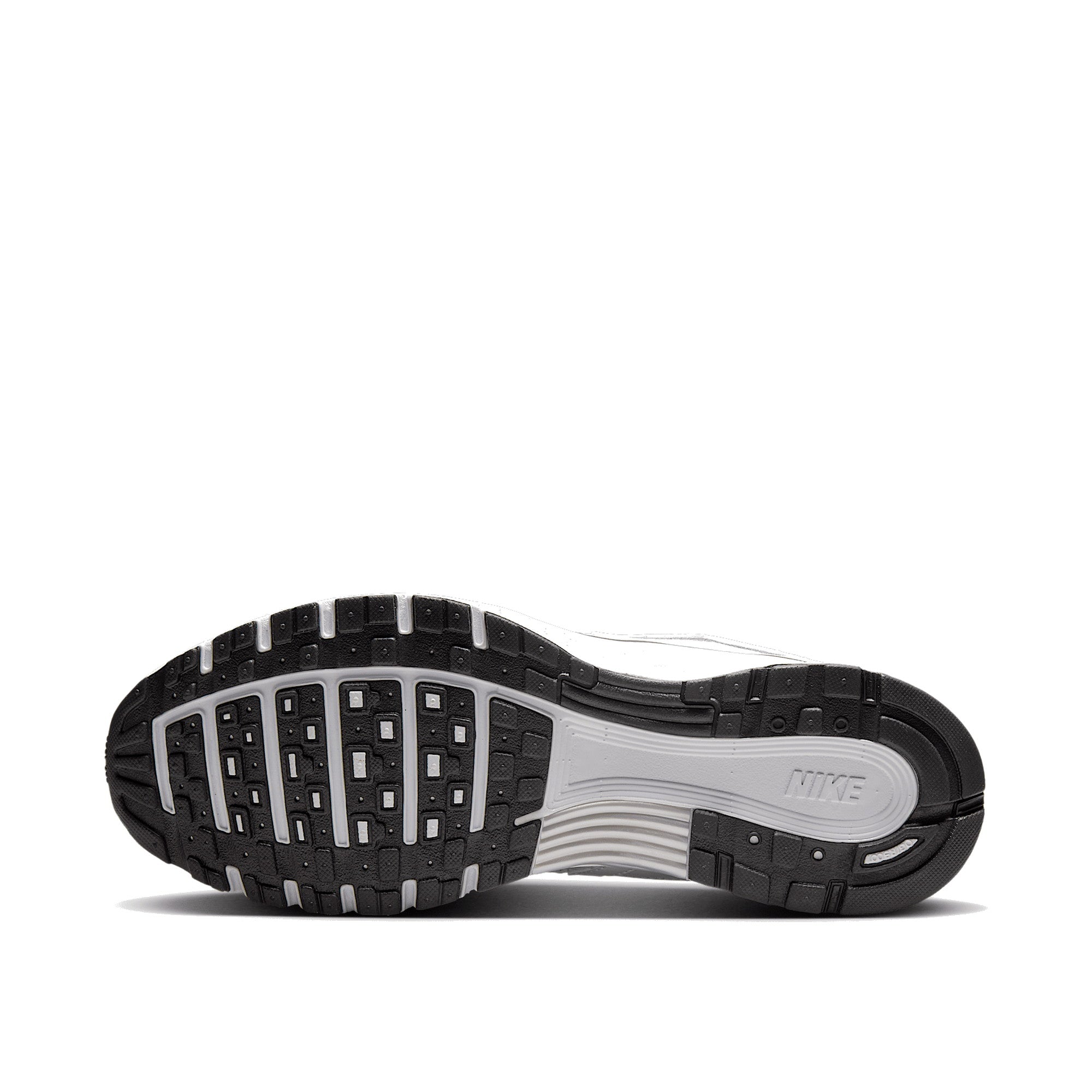 Nike P-6000 Men White Metallic Silver Black — Nike B sole