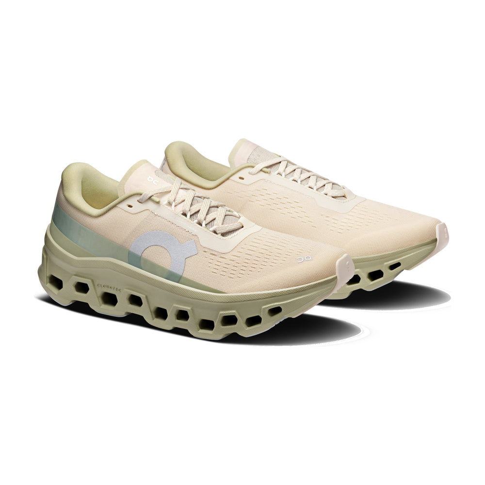 On Cloudmonster 1 Grain/Haze Women's Running Shoes 3WF30485354