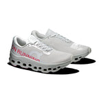 On Cloudmonster 1 Silver/Camellia Women's Running Shoes 3WF30485357