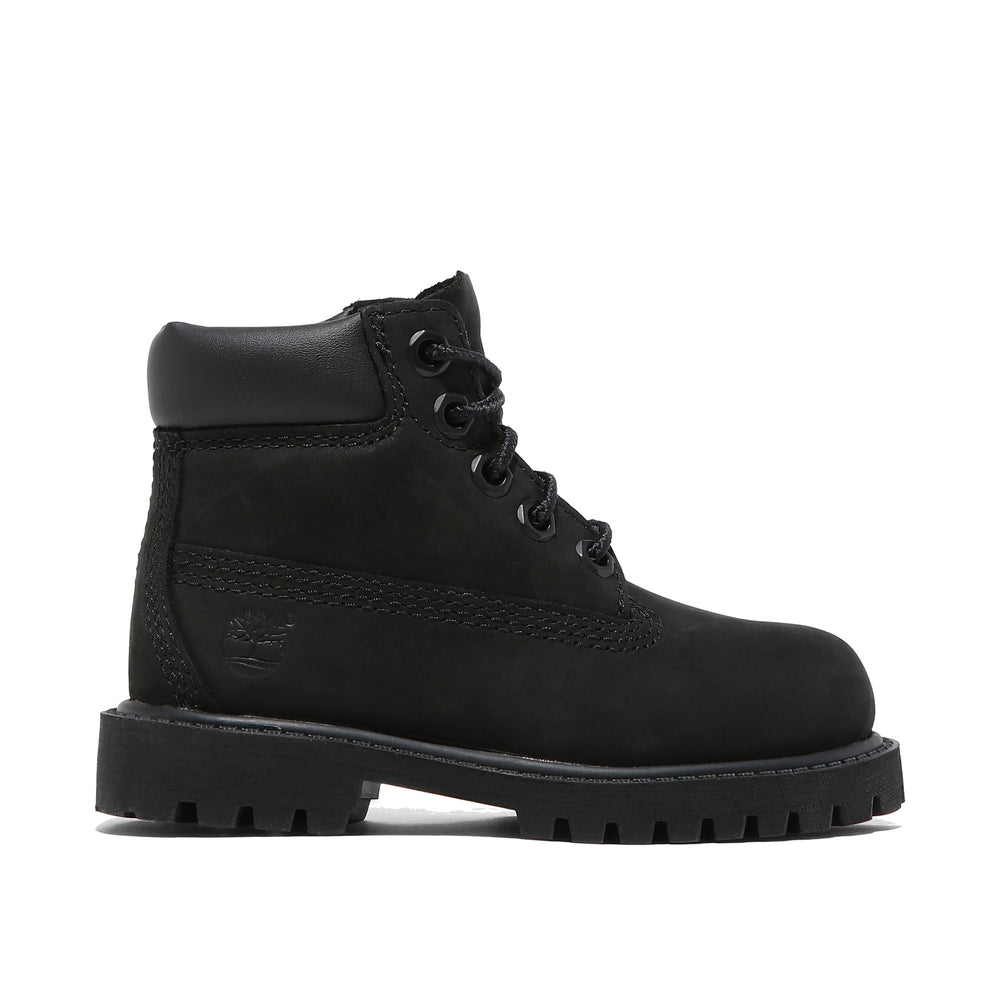 Timberland Premium 6 Inch Waterproof Boot Black Toddler TD Boots TB112807-001