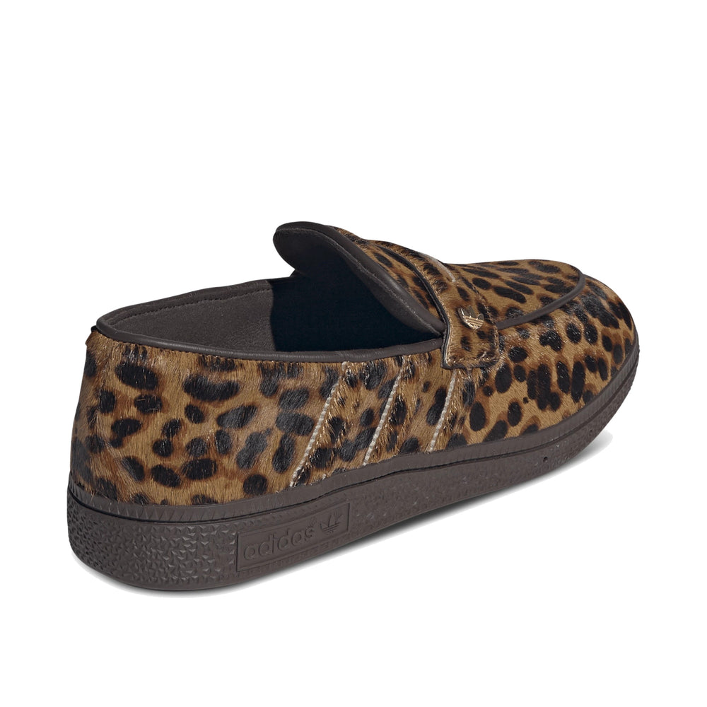 adidas Handball Spezial Loafer Leopard Print Dark Brown Women's Sneakers KJ2526